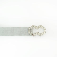 Sparkling Shimmer Silver Belt