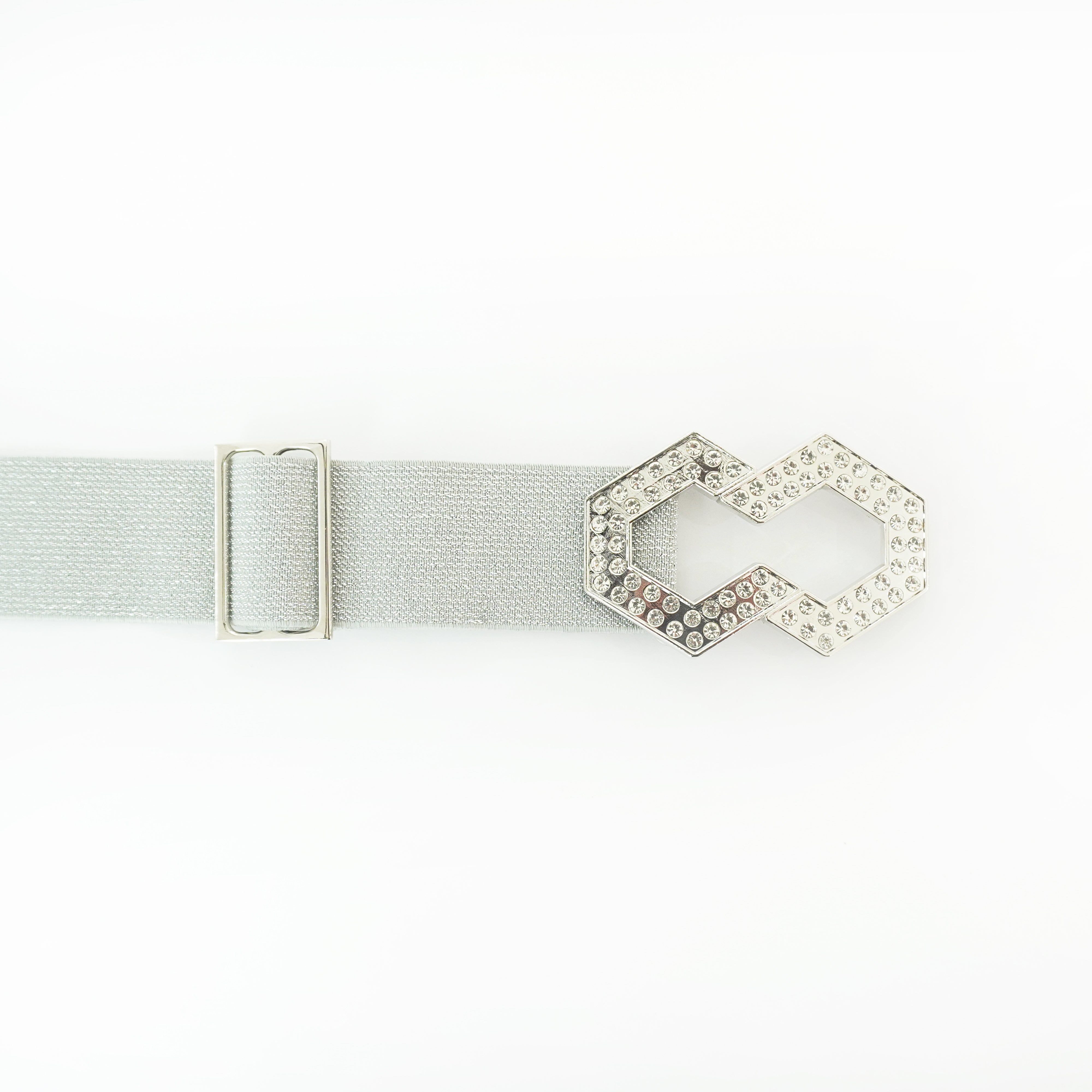 Sparkling Shimmer Silver Belt