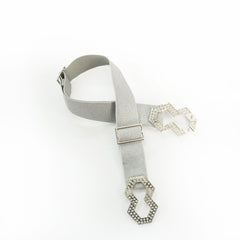 Sparkling Shimmer Silver Belt