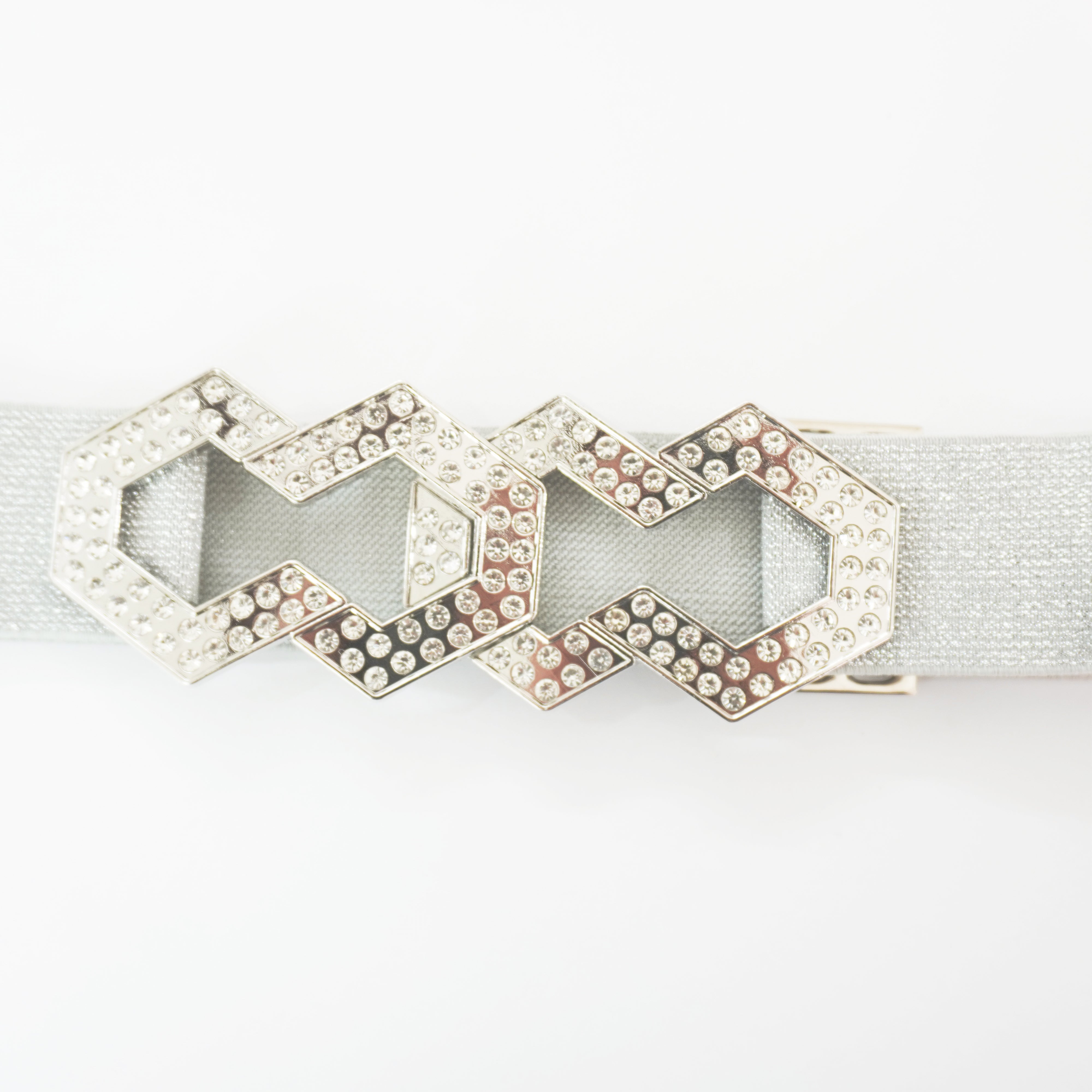 Sparkling Shimmer Silver Belt