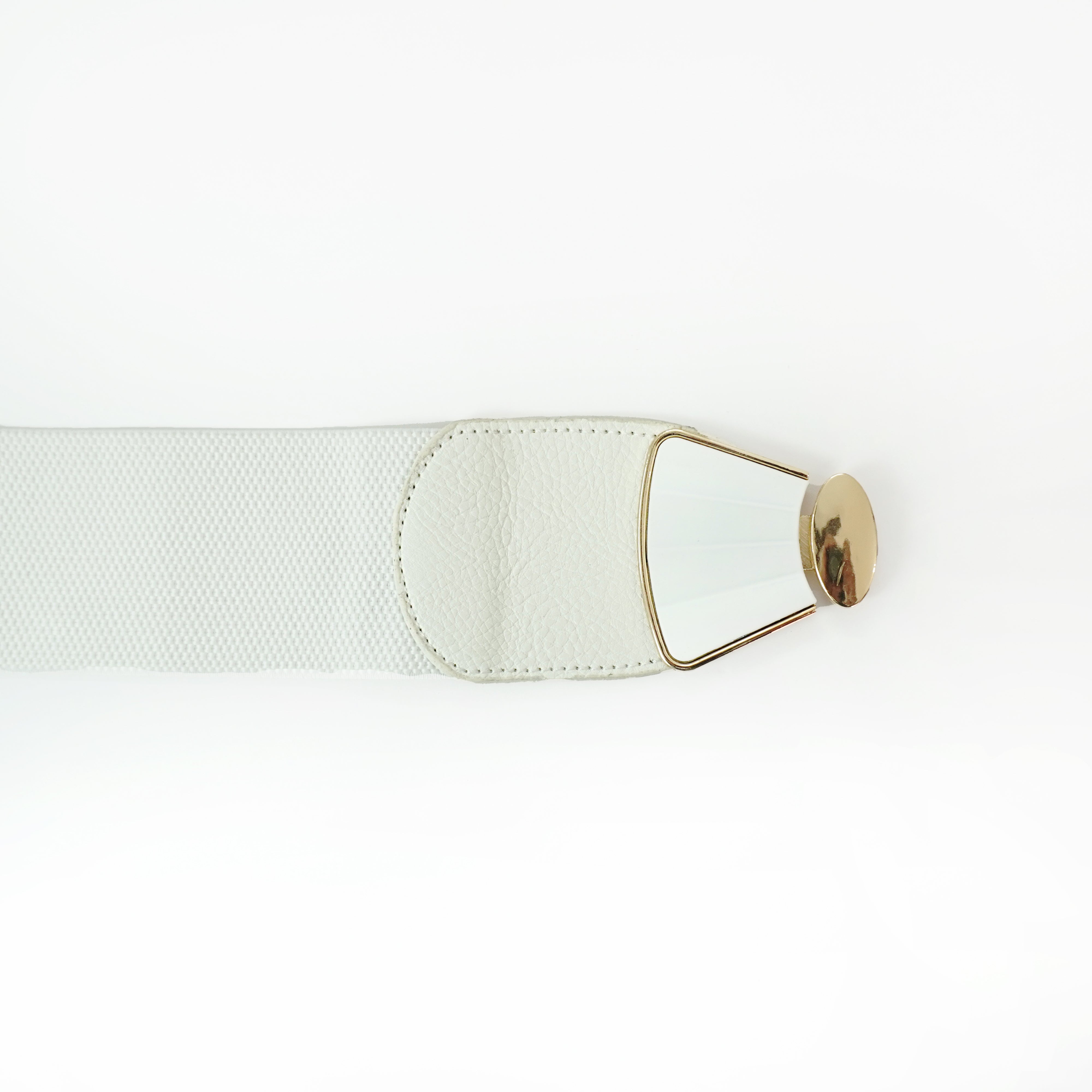 Elegant White Bow Belt