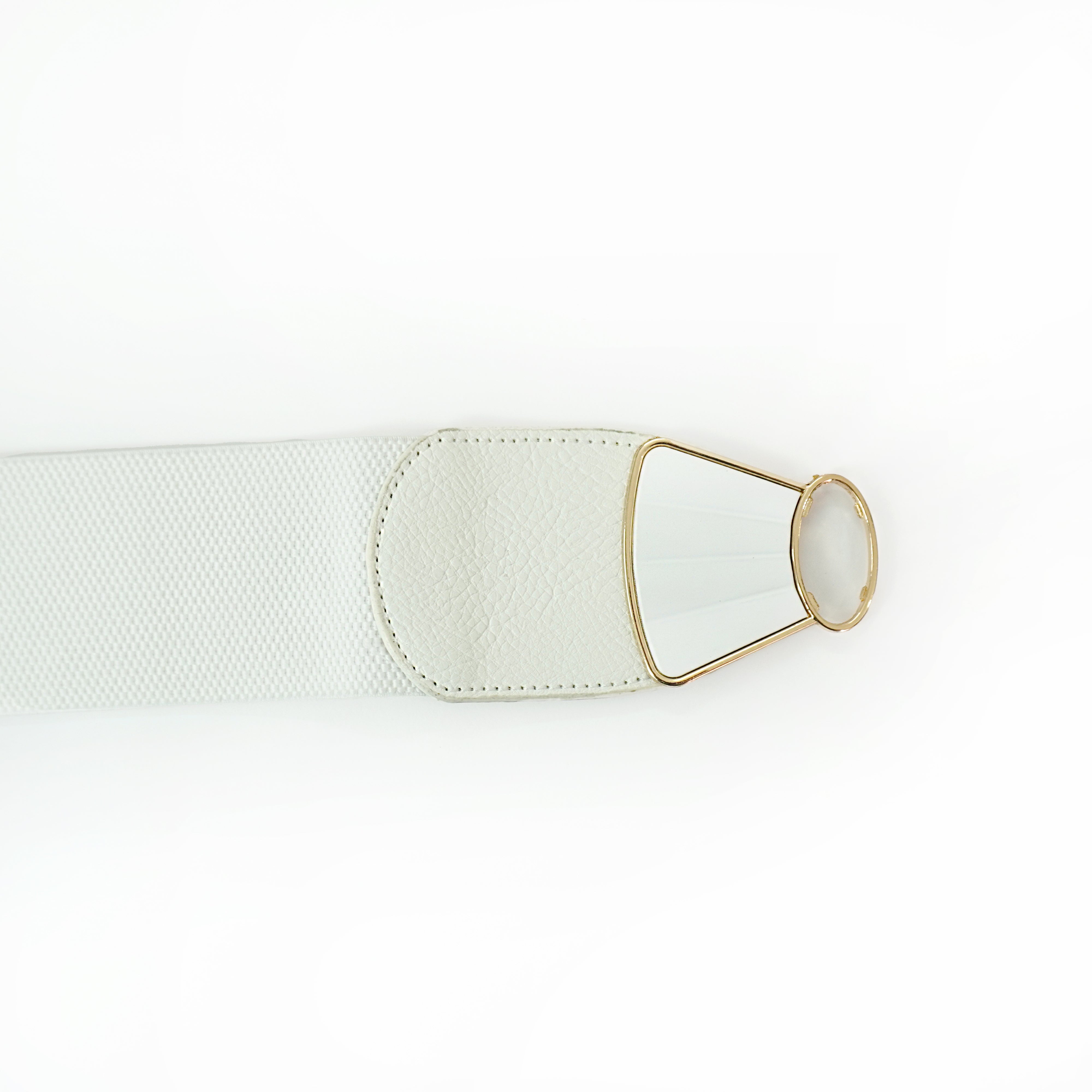 Elegant White Bow Belt