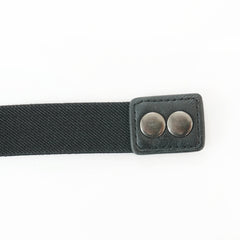 Sparkling Black Stretch Belt for Women