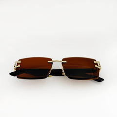 Joe's Luxe Panther Unisex Sunglasses in Brown