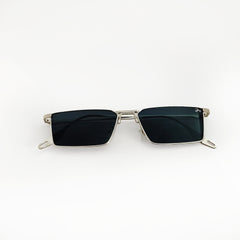 Joe's Silver Rectangle Unisex Sunglasses