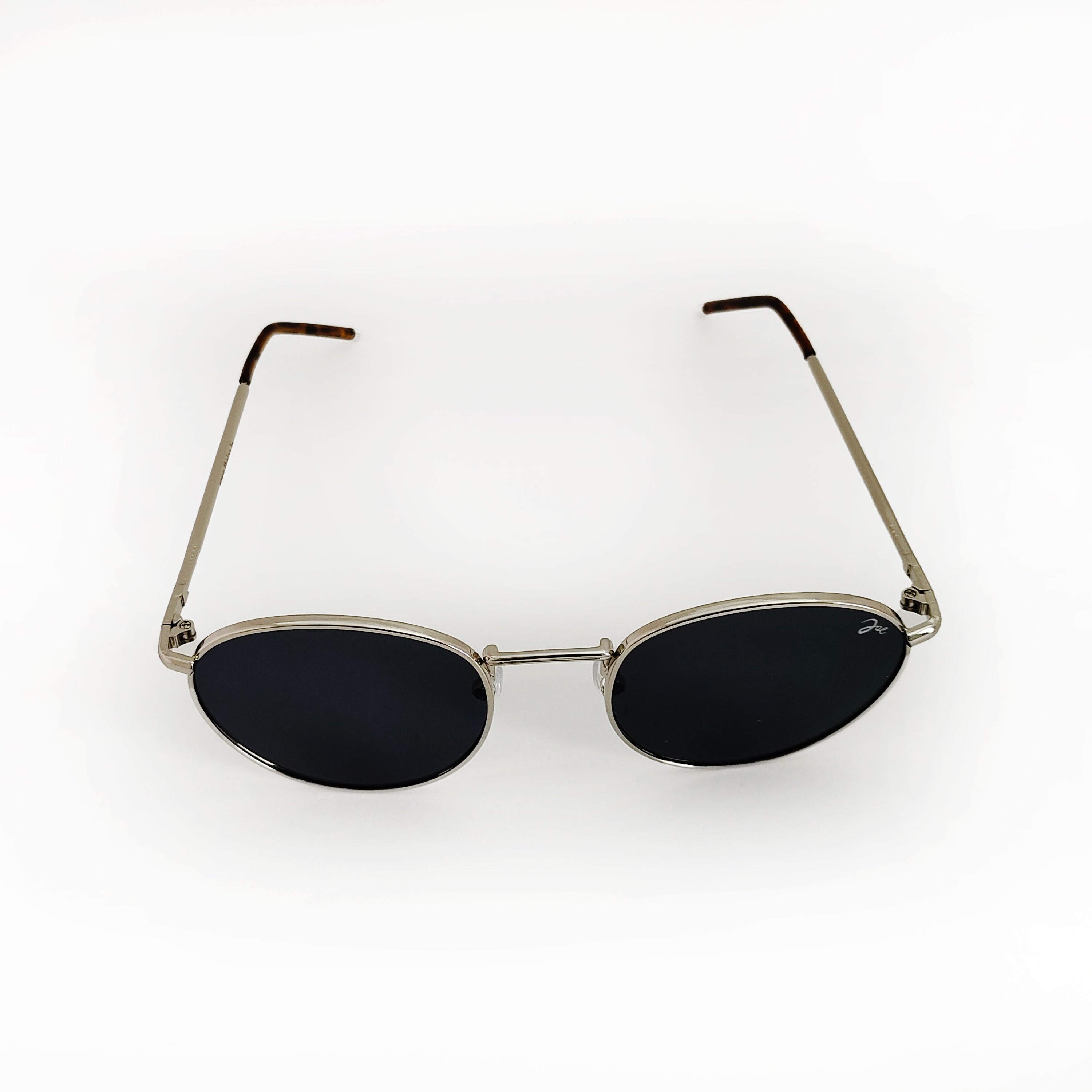 Joe's Classic Silver Round Unisex Sunglasses