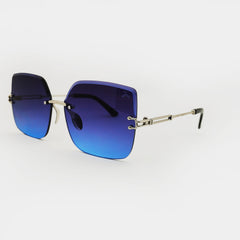 Joe's Silver & Sapphire Unisex Sunglasses