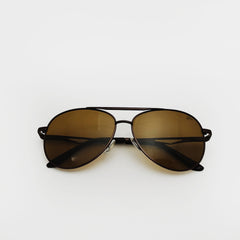 Joe’s Aviator Sunglasses in Bronze for Men & Women