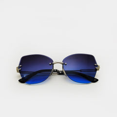 Midnight Blue Statement Sunglasses for Women