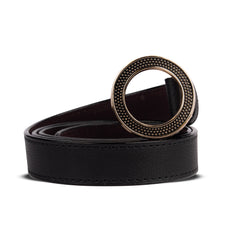 Black Golden Orbit Belt