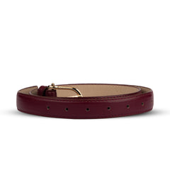 Women Maroon Solid Casual Belt