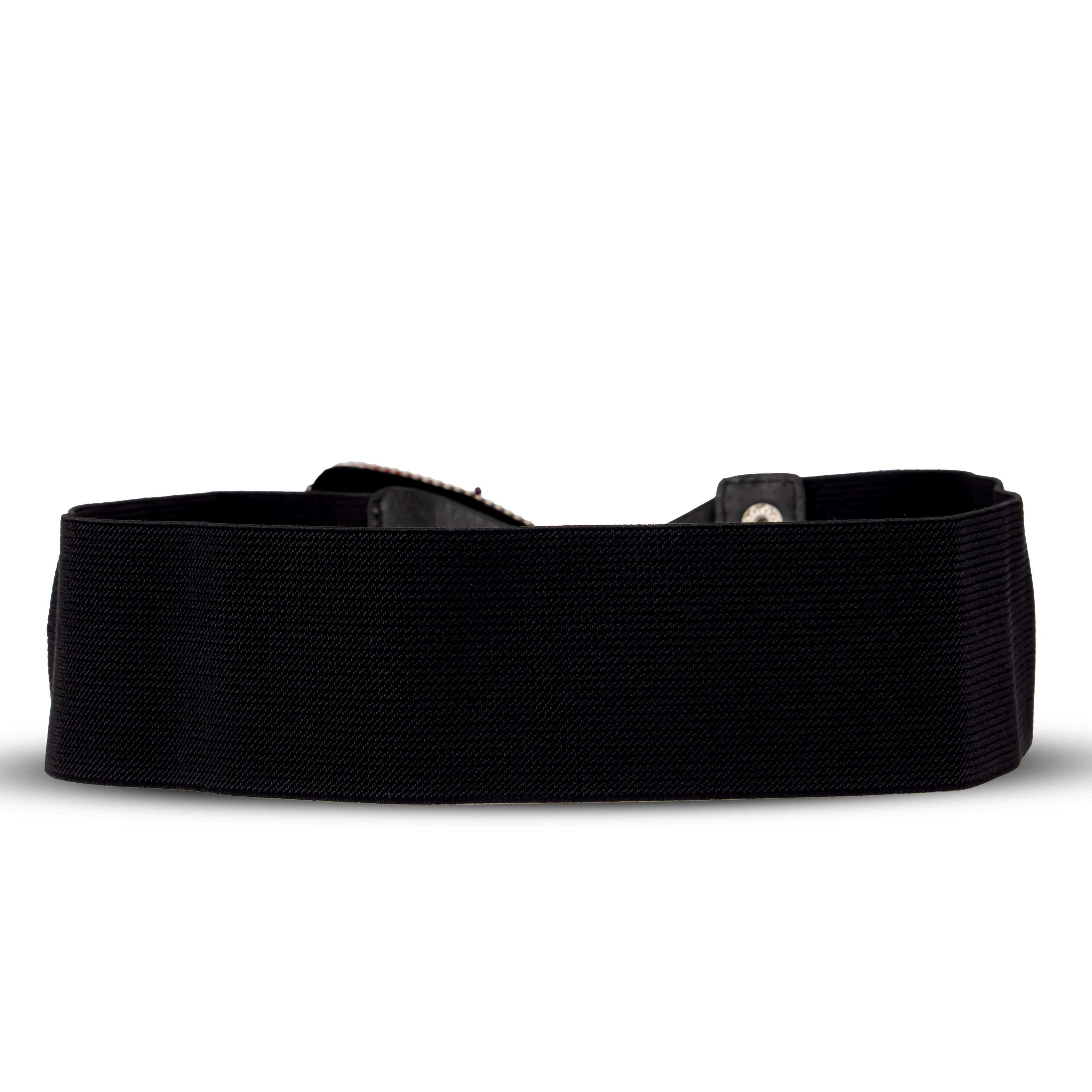 Black Bow Shaped Dress Belt