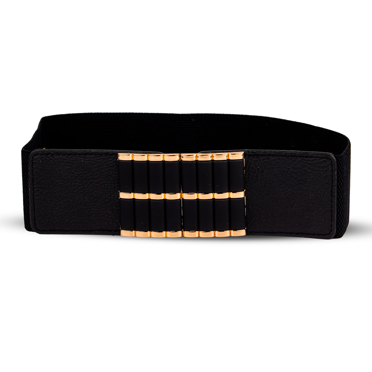 Casual Black Fabric Dress Belt