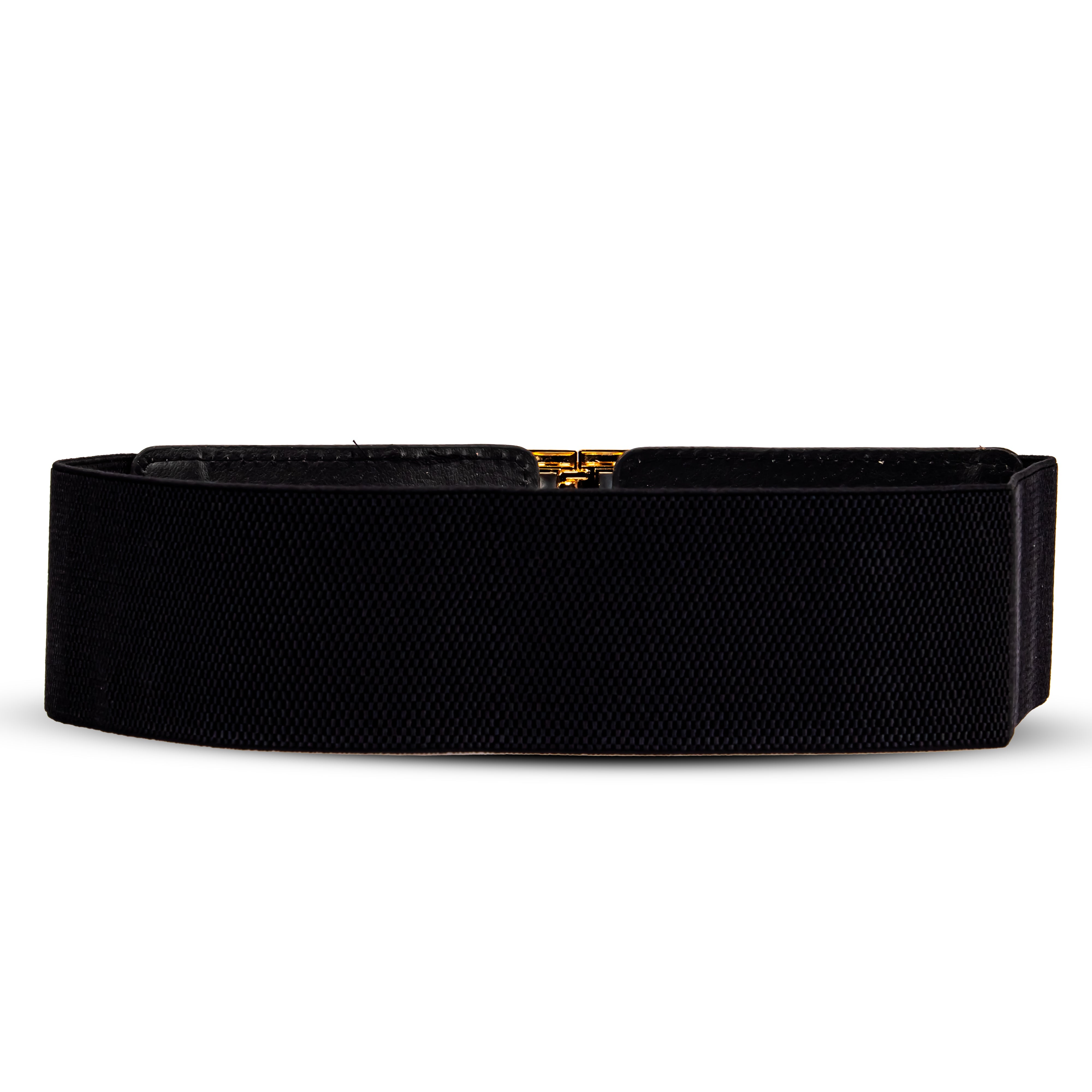 Casual Black Fabric Dress Belt