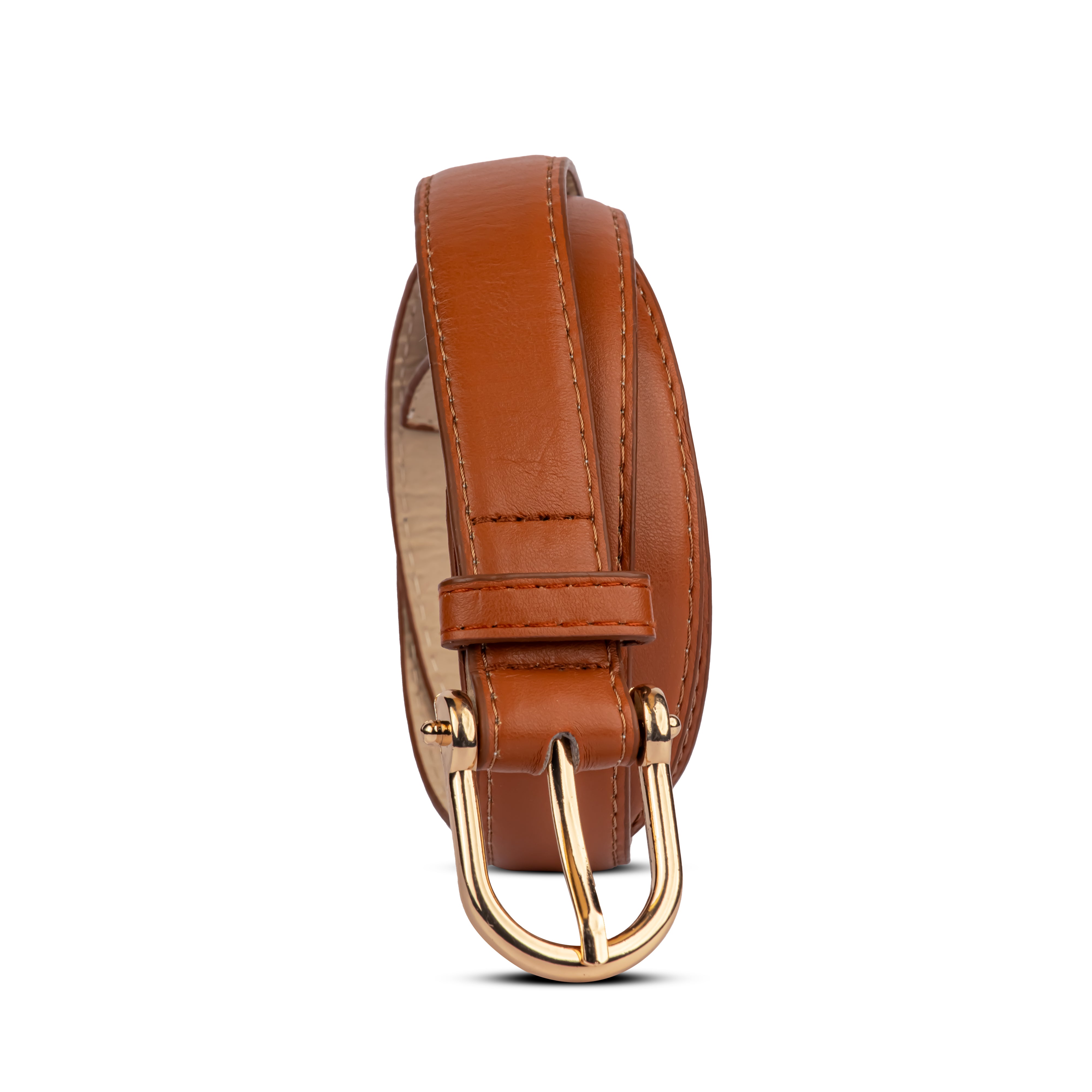 Women Brown Solid Casual Belt