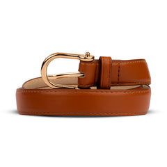 Women Brown Solid Casual Belt