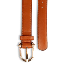 Women Brown Solid Casual Belt