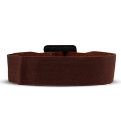 Brown Studded Decor Stretchable Belt