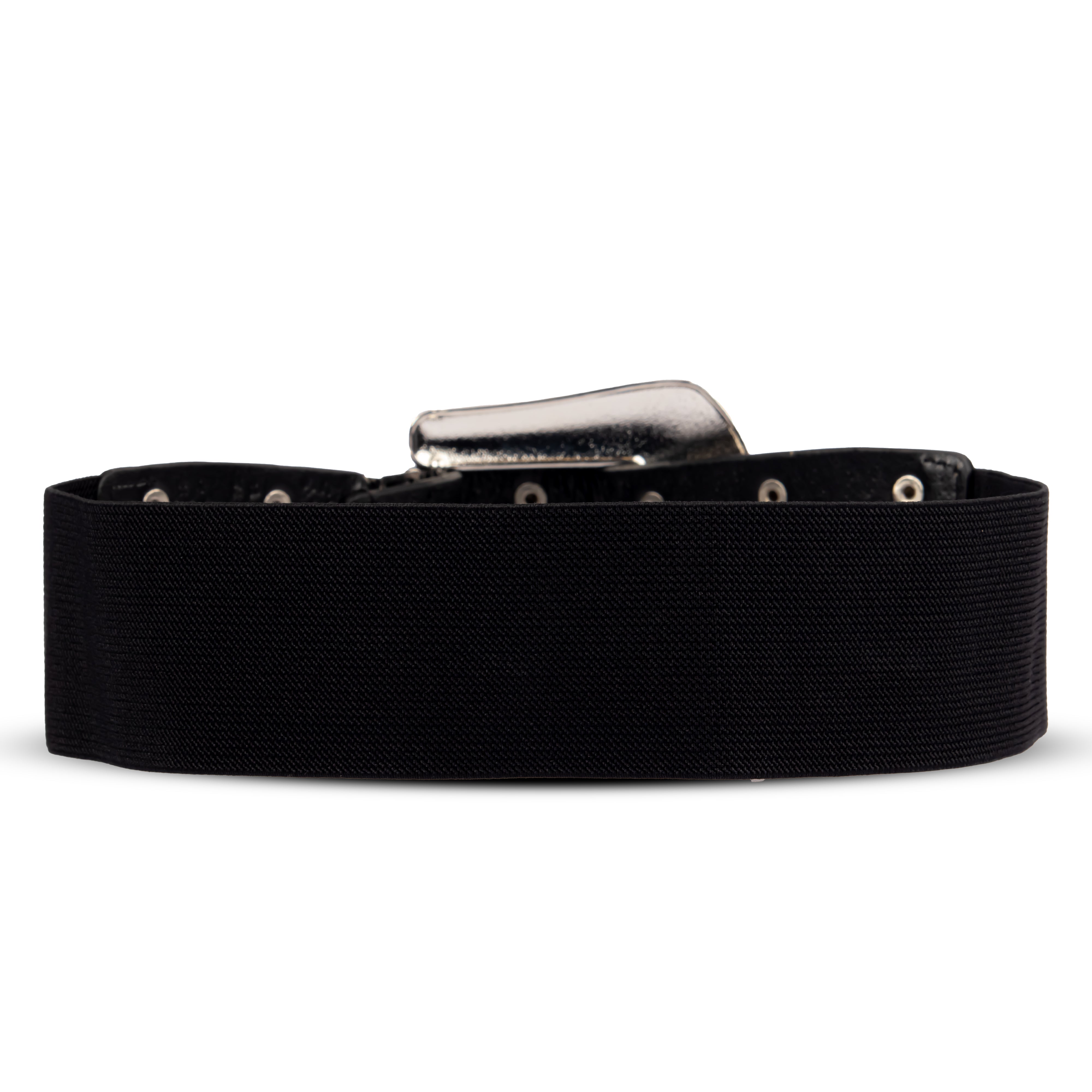 Exclusive Rhinestone Studded Black Belt