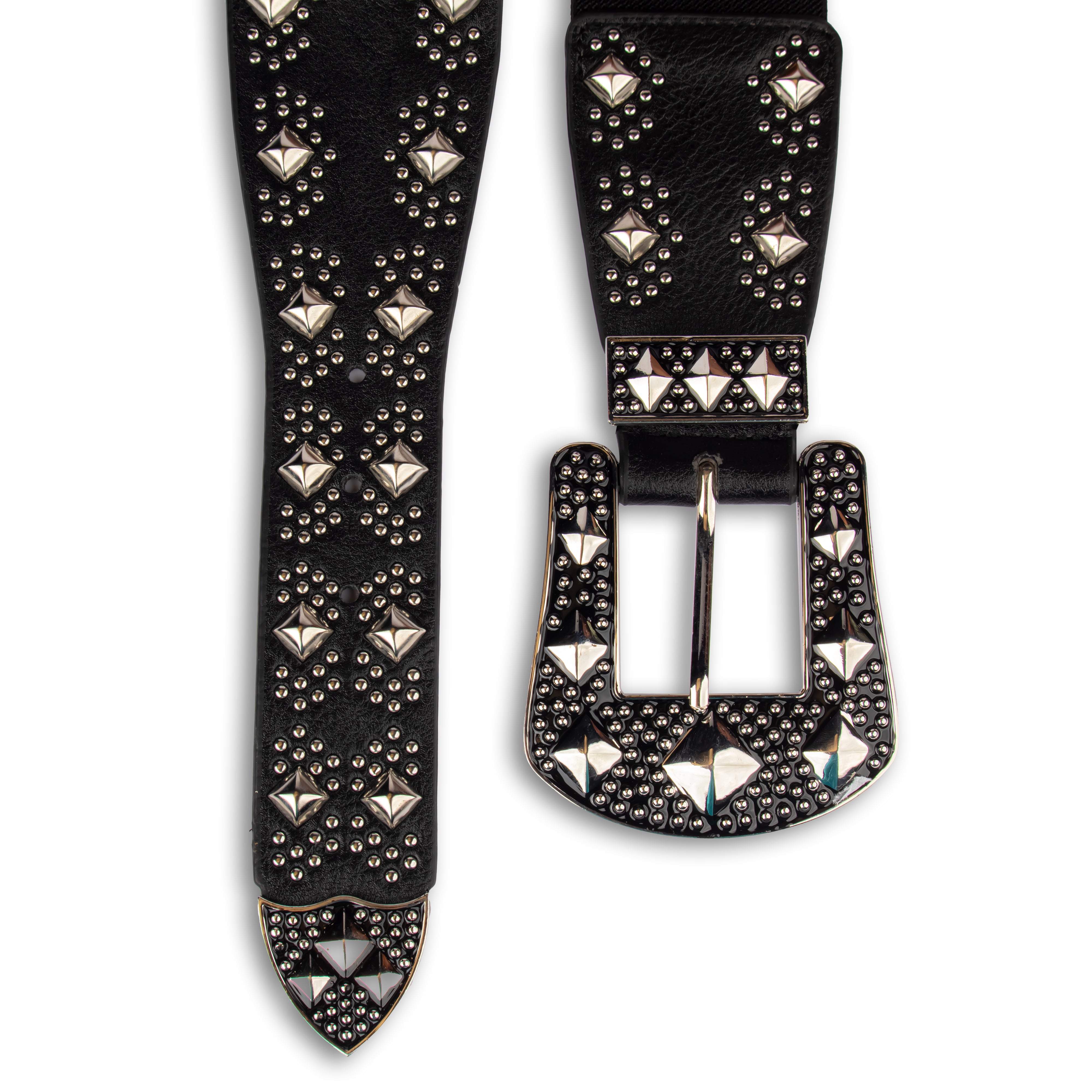 Exclusive Rhinestone Studded Black Belt