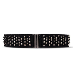 Exclusive Stone Embedded Black Women Belt