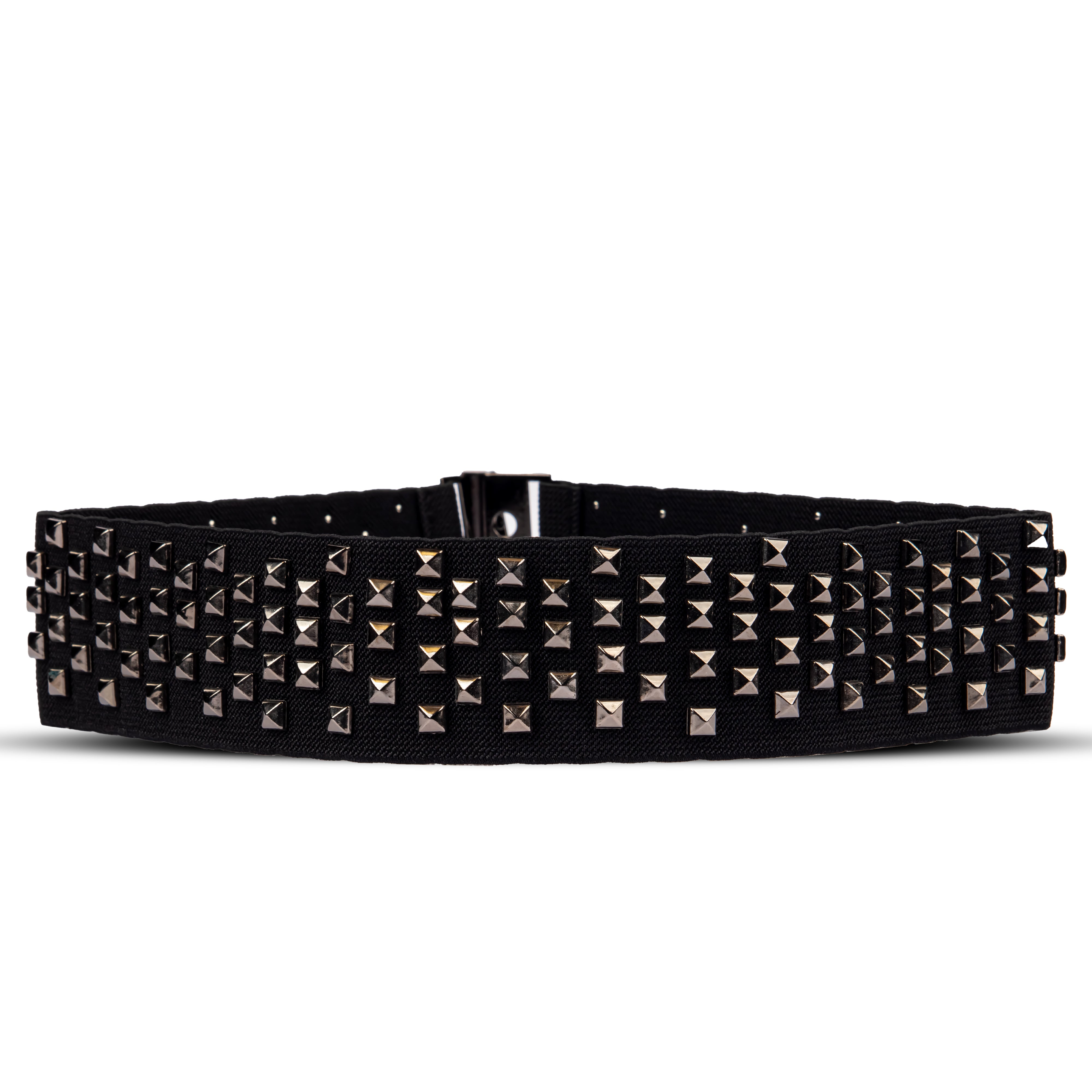 Exclusive Stone Embedded Black Women Belt