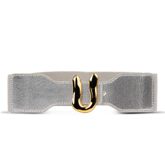 Grey Shining Dress Belt