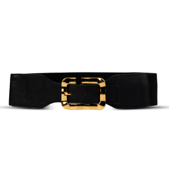 Black Casual Stretchable Belt