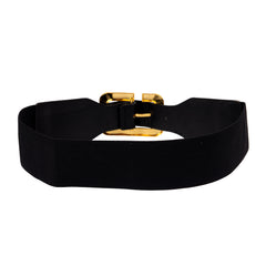 Black Casual Stretchable Belt