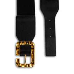 Black Casual Stretchable Belt