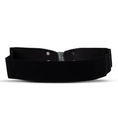 Elasticated Belt With Reverse C-Buckle