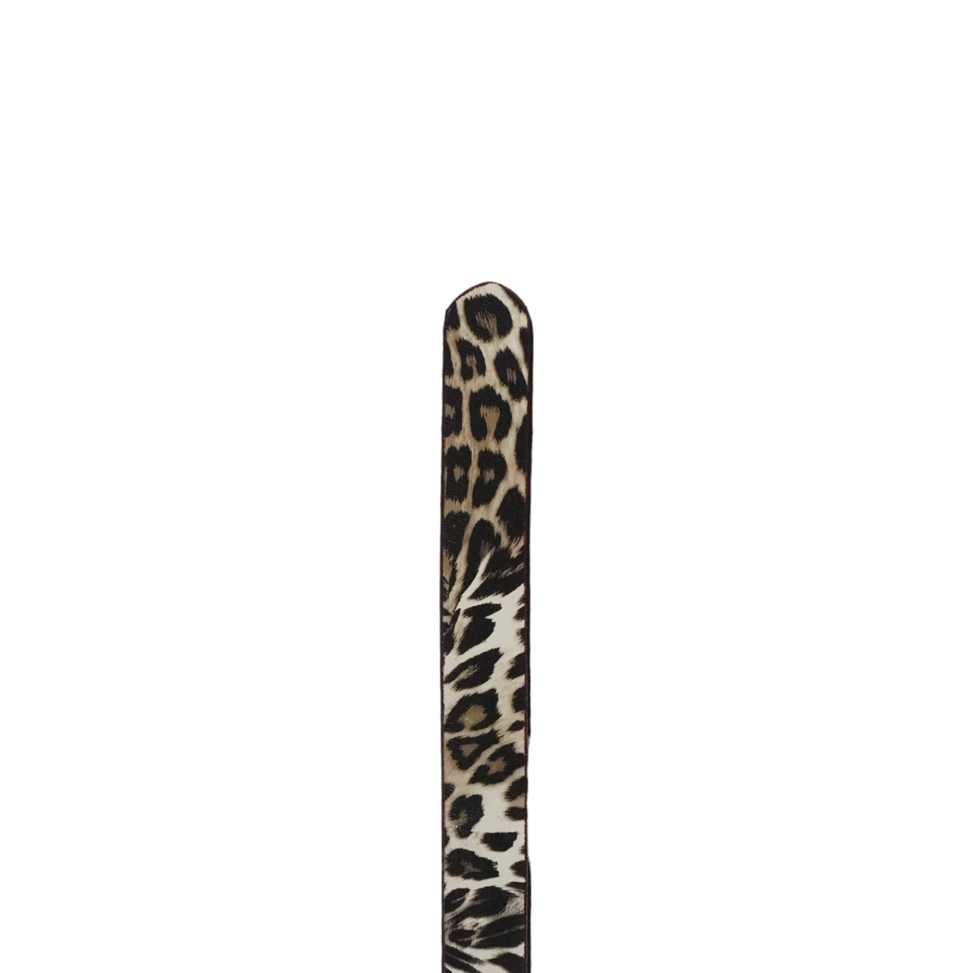 Trendy Women's Animal Print Belt Trio – Faux Leather, Multicolor Synthetics, and Stylish Cowhide with Buckle Closure