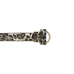 Trendy Women's Animal Print Belt Trio – Faux Leather, Multicolor Synthetics, and Stylish Cowhide with Buckle Closure