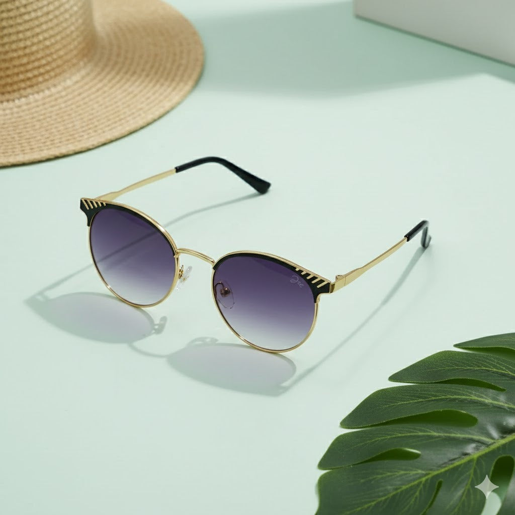 Purple Gradient Women Sunglasses