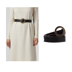 Black Golden Orbit Belt