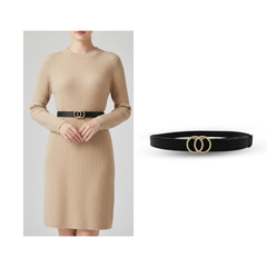 Pearls of Elegance: Versatile Women's Belts Collection – From Formal Black to Pearl-Studded Chic