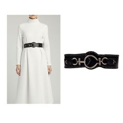 Black Stretchable Waist Belt