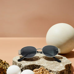 Joe's Silver Rimmed Unisex Sunglasses