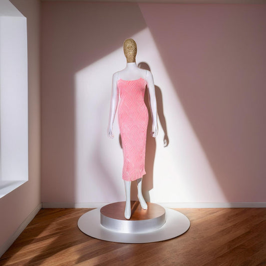 Pink Bodycon Slip Dress