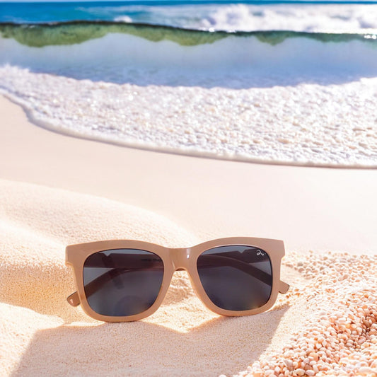 Modern Peach Unisex Sunglasses for Fashion Lovers
