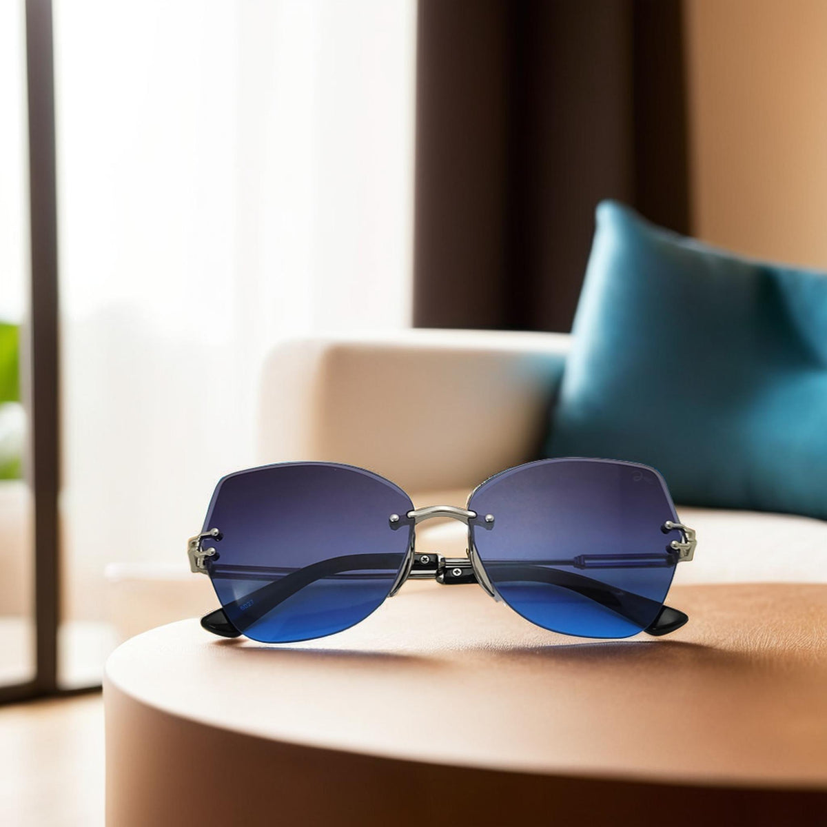 Midnight Blue Statement Sunglasses for Women